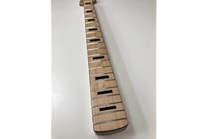 NETANCE Gloss 5 String Electric bass guitar neck 20 fret 34 inches Maple fingerboard Black Block Inlay