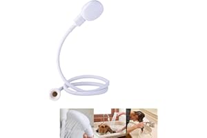 CAOXIONG 3.28ft/1m Sink Spray Hose,Portable Sink Hose Faucet Sprayer,Shampoo Sprayer Handheld Hose Faucet Shower Head Spray Hose for Bathing Baby,Pets,Washing Hair,Rinsing Vegetables,Utility Sink