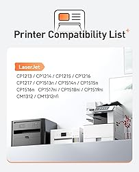 125A Toner Cartridge set 4-Pack Replacement for HP