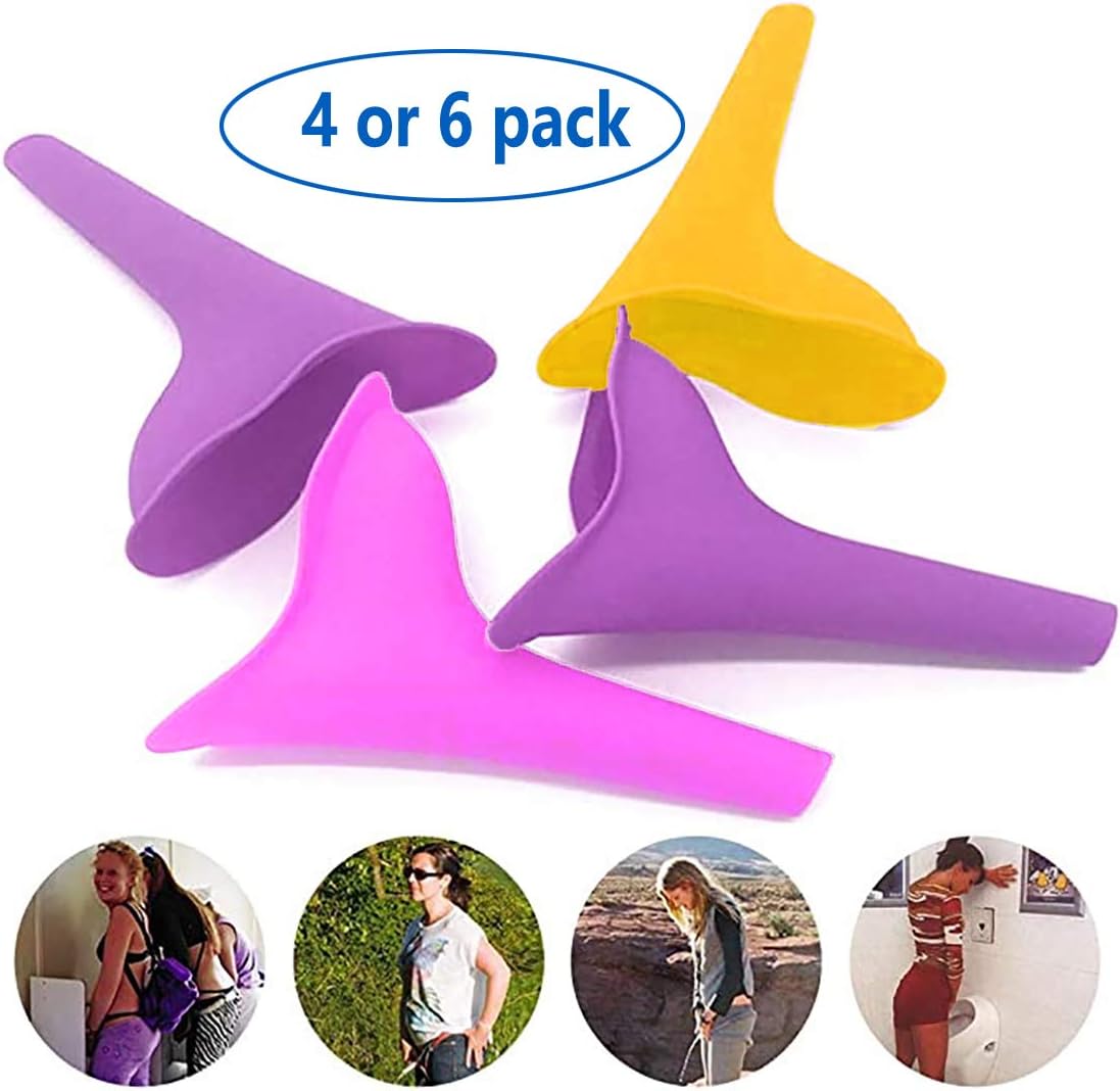 SUPTOP Female Urination Device, Female Urinal Silicone Funnel Urine