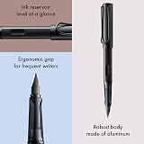 LAMY AL-star Black Fountain Pen EF Nib Ergonomic Grip Aluminum Body view 3