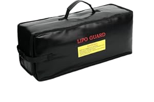 Mimoke Electric Bike Battery Bag Case for e-Bike Battery Fireproof Safe Charging Safety Bag For Bicycle Batteries Storage, Transport, Charging I Temperature Resistant Up to 1,000 °C