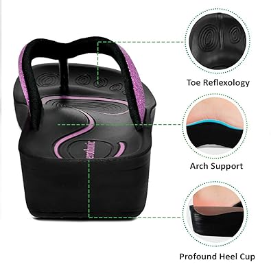 aerothotic original orthotic comfort thong style flip flops sandals for women with arch support for comfortable walk