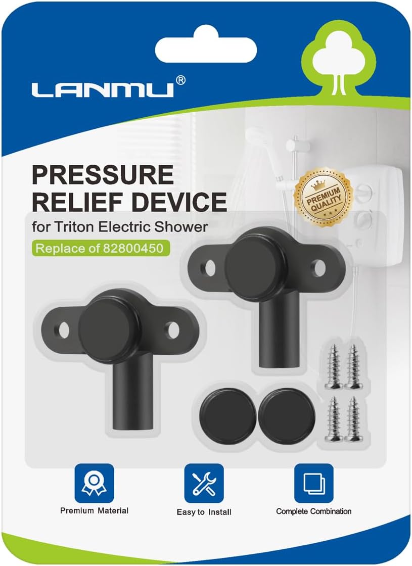 LANMU 2-Pack Pressure Relief Device for Triton Electric Showers