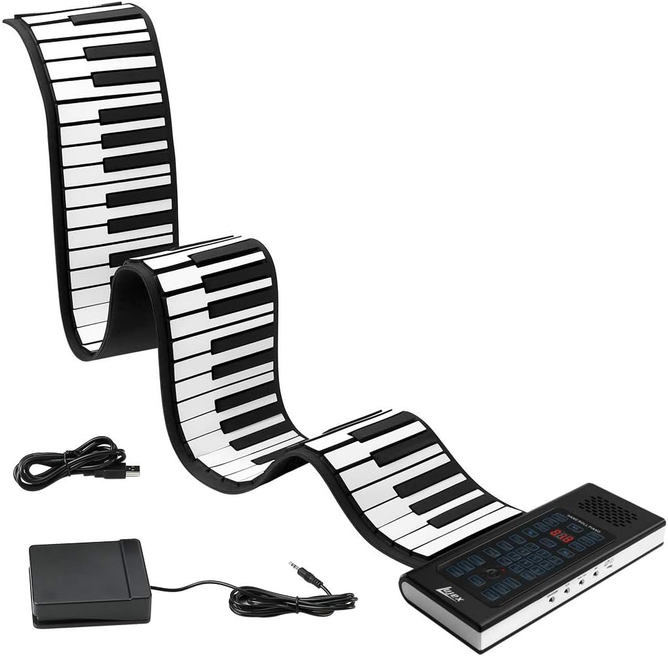 Roll Up Piano Portable 88 Keys Electronic Music Instrument Hand Roll