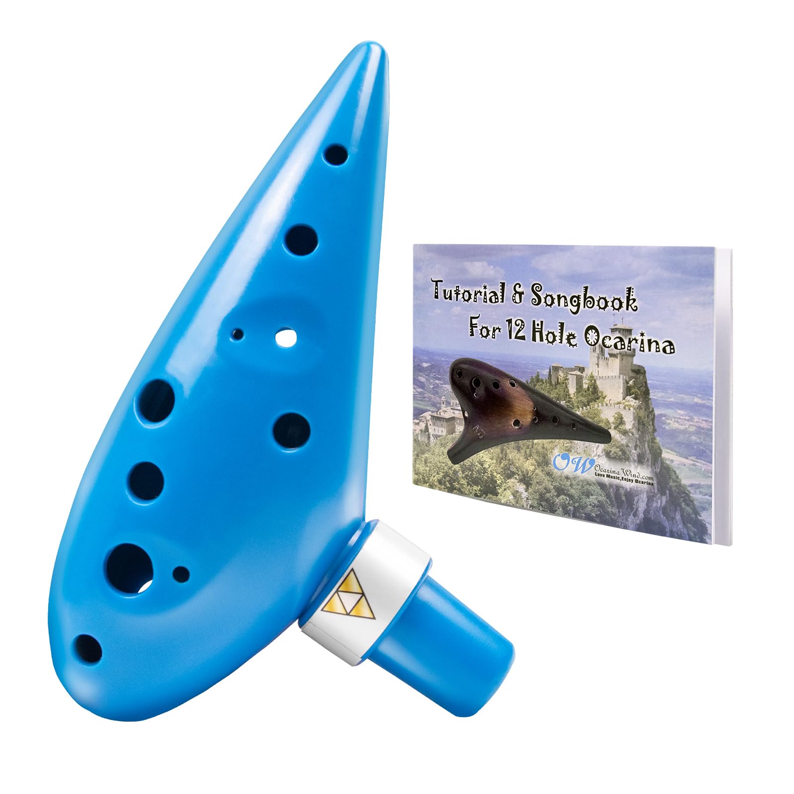 Photo 1 of "Ocarina of Time" 12 Hole Plastic Zelda Ocarina,12 Hole Alto C Ocarina ,Replica Zelda Ocarina,Unbreakable Plastic Ocarina by OcarinaWind,Christmas Gift Idea
