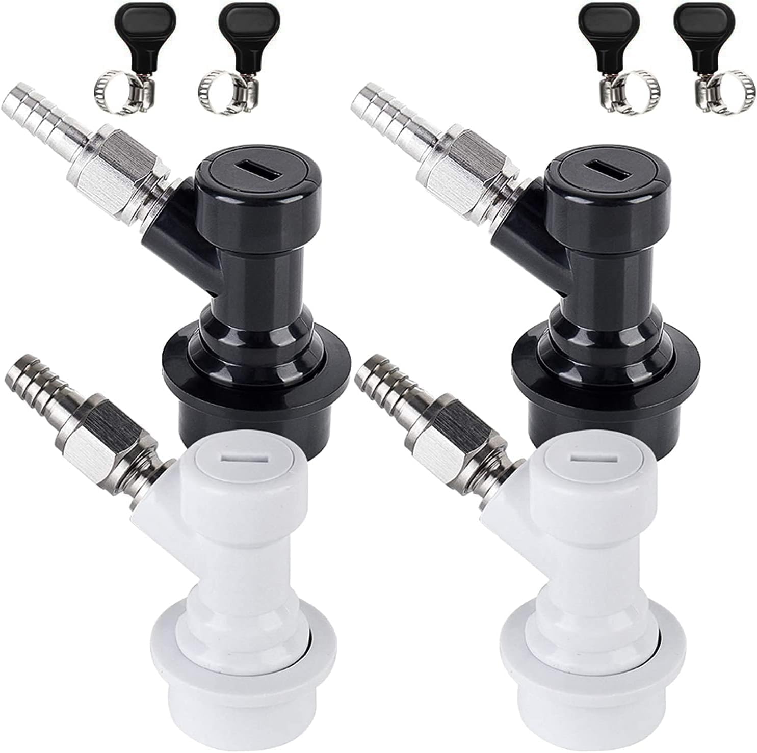 FERRODAY Ball Lock Keg Fittings Disconnect Ball