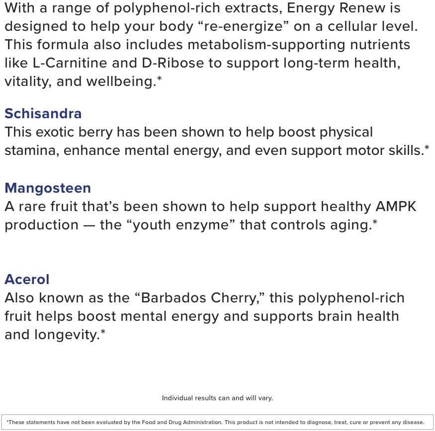 Gundry MD™ Energy Renew Muscle Recovery and Cardiovascular Health Support Supplement, 30 Servings: Health & Personal Care
