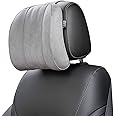 Forbell Premium Car Headrest Pillow Suede Memory Foam Neck Support for Drivers Ergonomic Auto Pillow with Slow Rebound Comfort