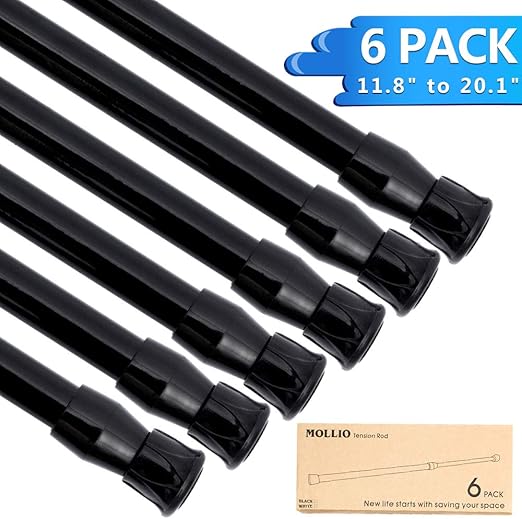 Amazon Com Mollio Tension Rod 11 8 To 20 1 Inch With Durable
