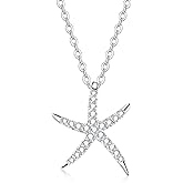 Jaransheti Round-Emerald Cut Moissanite Pendant Necklace 18k White Gold 925 Sterling Silver 18-20 Inches Chain Necklace