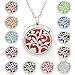 2Pcs Aromatherapy Essential Oils Diffuser Necklace and Bracelet for Women,Tree of Life Locket Pendant Jewelry,26