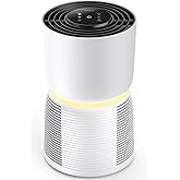 Homvana Air Purifiers for Bedroom Home Office (215 ft²) 22dB Ultra Quiet Sleep Mode, 13 True HEPA Air Cleaner for Small Room,