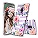 MOSNOVO Galaxy S9 Plus Case, Galaxy S9 Plus Clear Case, Girls Blossom Stripes Floral Flower Pattern Clear Design Plastic Case with TPU Bumper Case Cover for Samsung Galaxy S9 Plus