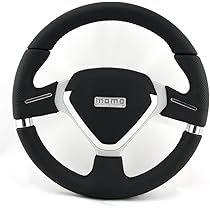 momoサイズ1 MOMO Monte Carlo Steering Wheel 350mm Black Leather Red