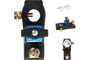 LONNIY Battery Disconnect Switch, Heavy Duty Battery Shut Off Switch, High Current Master Battery Power Cut Isolator Kill Switch, Quick Disconnect Battery Switch for Cars RVs and Boats