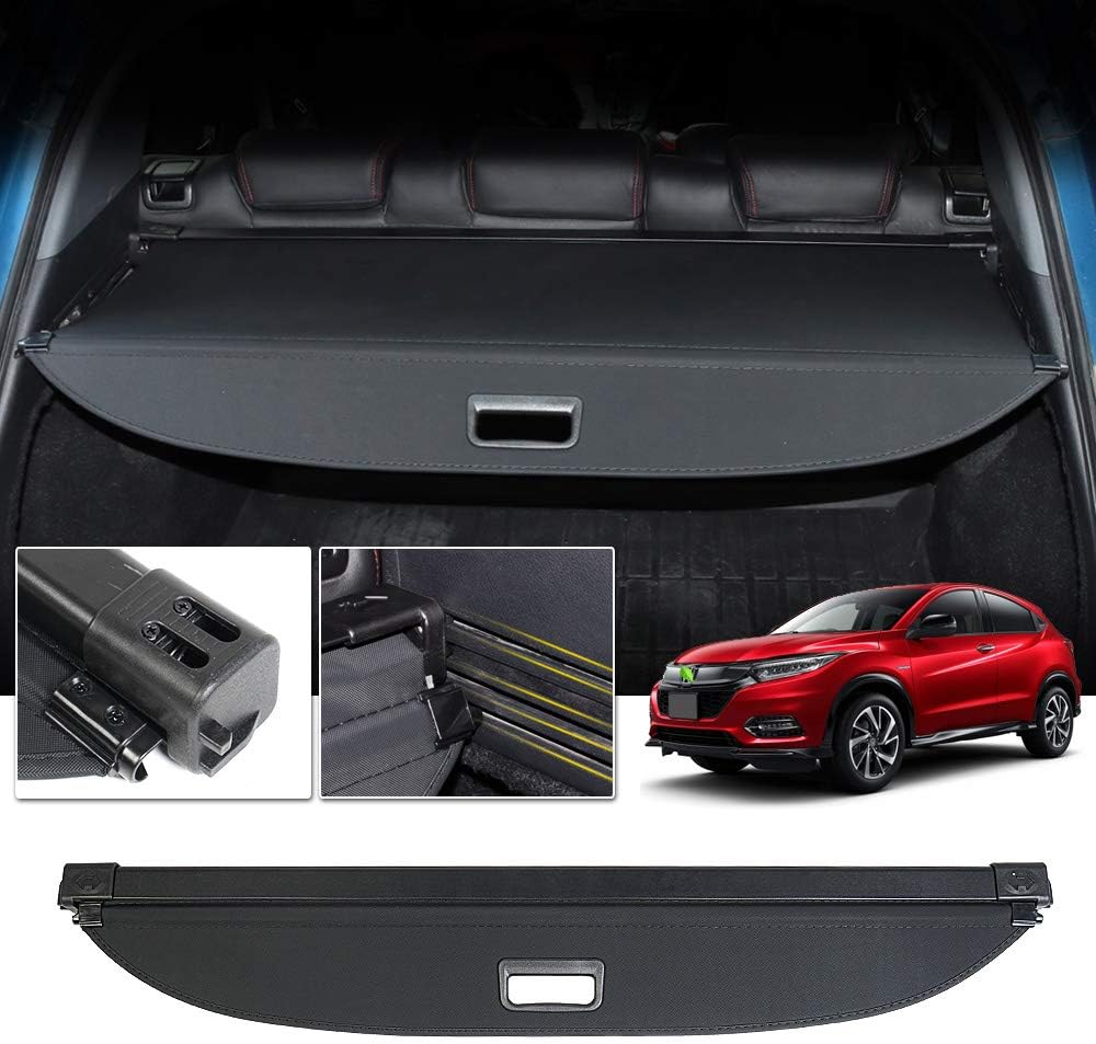 Amazon Mixsuper ホンダ ヴェゼル Vezel トノカバー ロールシェード パンチフリー設計 Ru1 2 3 4型 14 19年 ラゲージ収納 プライバシー保護 耐高温 車種専用設計 内装パーツ カバーカーテン 日よけ 荷室整理 盗難防止 取付簡単 黒色 1pcs Honda Vezel 14 19年