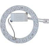 OLYMSTAR 12W LED Flush Mount Ceiling Fan Light Kit Replacement,Retrofit LED Light Engine Panel,4500K Natural Light (1 Pack)