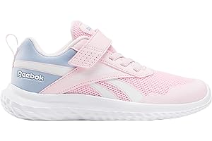 Reebok Boys Rush Runner 5 Elastic LACE & TOP Strap Sneaker