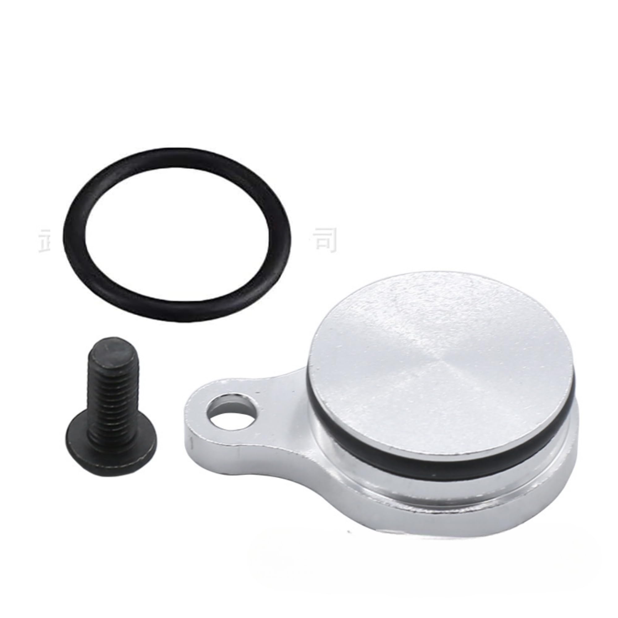 Photo 1 of EGR Block Off for LS, Intake Plug Plate Fits for Silverado LQ4 LQ9 LS LSX 4.8L 5.3L 6.0L, EGR Evap Blow Off, Long Tube Header Intake Block Cover, Auto Truck Replace Kit Parts, Aluminum Alloy Silver