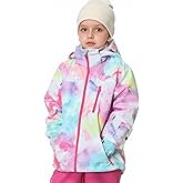 BGX Kids Girls Waterproof Ski Snow Jacket Windproof Winter Jacket Coats Outdoor Snowboarding with Hood
