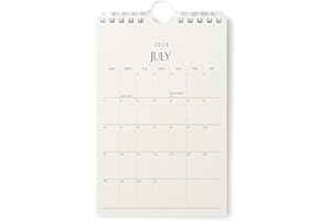Mini Calendar 2024-2025 - Vertical 6x9 2024 Wall Calendar Runs Until December 2025 - Easy Planning with the Small Aesthetic Desk Calendar 2024-2025 Monthly - Karto - Beige