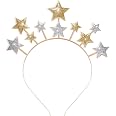 Glittered Happy New Year Party Headbands