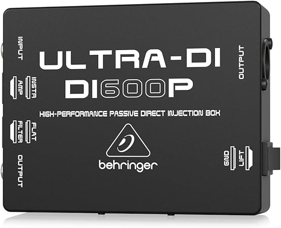 Behringer ULTRA-DI DI600P Caja DI (pasiva): Amazon.es: Instrumentos musicales