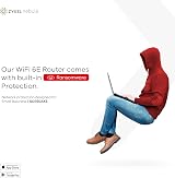 Zyxel SCR 50AXE AXE5400 WiFi 6E Router Nebula App Cloud Security Tri-band view 6