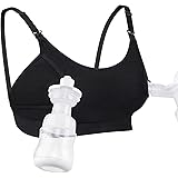 Momcozy Hands Free Pumping Bra, Adjustable Breast-Pumps Holding and Nursing Bra, Suitable for Breastfeeding-Pumps by Lansinoh
