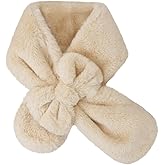 YATANAM Girls Scarf Fuzzy Fleece Kids Scarves Winter Warm Scarf Toddler Adjustable Soft Neck Warmer