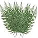 Warmter 10PCS Artificial Boston Fern Bush Plant Faux Leaves Green Plants for Home Decor