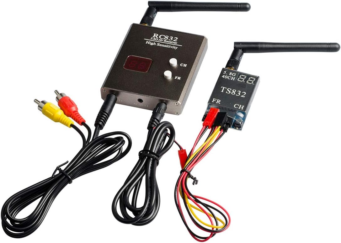 Kit Trasmettitore E Ricevitore Video Wireless AV 1.2GHz 1.5W Per Drone FPV | 8 Canali, Portata 500-1000m, Antenna SMA, DC 12V