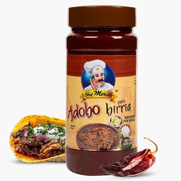 CHEF MERITO® BIRRIA MARINADE | AUTHENTIC MEXICAN FLAVOR...