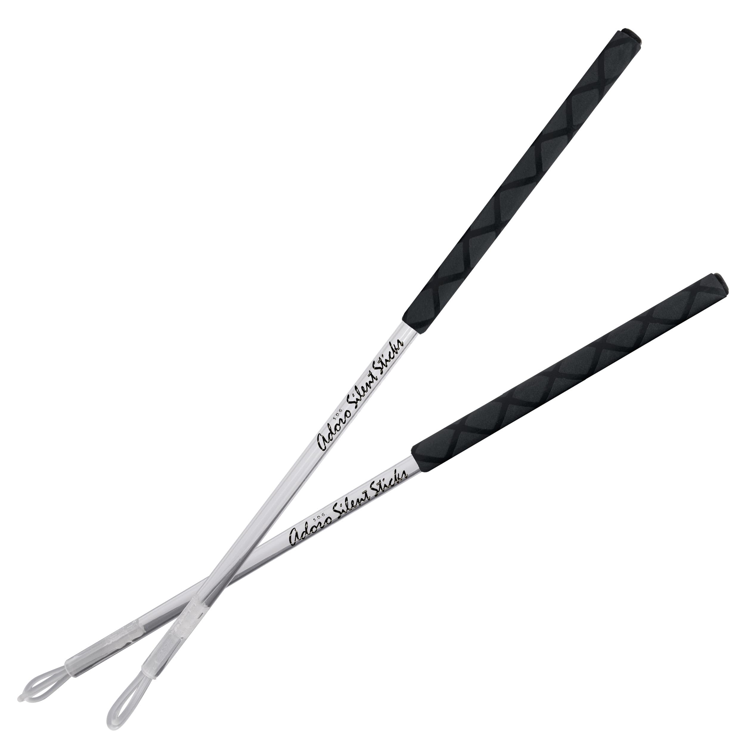 Adoro Silent Sticks - SSX - Quiet Drum Sticks - Quiet Drumsticks Ideal for Acoustic Music - Reduced Volume with Full Sound - No Sound Insulation Wall Required - 1 Set