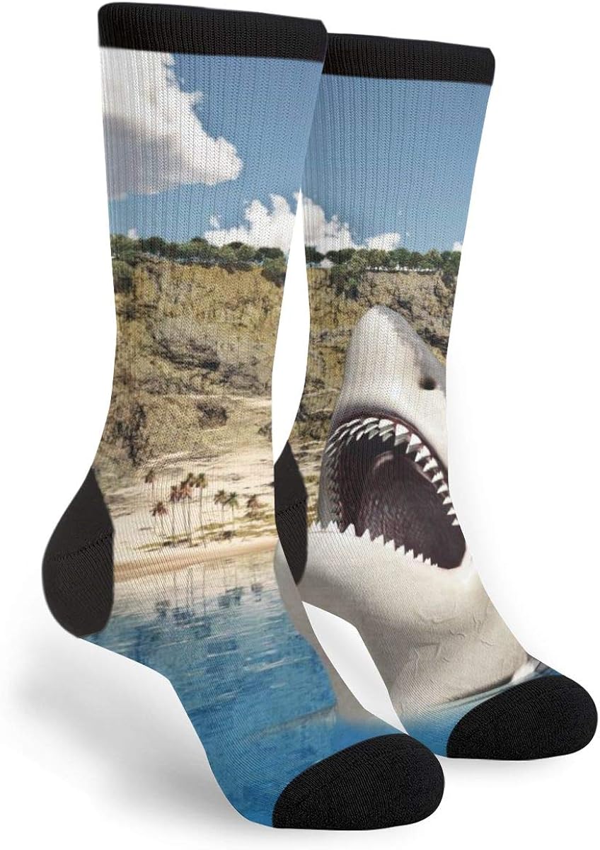 South Dock Unisex Casual Sports Socks Knee High Athletic Long Tube Stockings