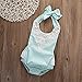 Rainbowlight Baby Girls Kid Halter Lace Romper Backless Sunsuit Jumpsuit Dress (12M)