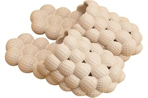 Massage Bubble Slides Slippers for Women Men,Tatanallie Funny Lychee Bubble Spa Slippers,Cloud Cushion Pillow Gym Slides Slippers,Non-slip Thick Sole Shower Bedroom House Slippers,Reflexology Sandals