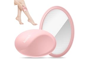 hoyesch Crystal Hair Eraser for Women and Men, Reusable Crystal Hair Remover Painless Exfoliation Epilators Hair Removal for Women, Magic Hair Eraser for Back Arms Legs (Pink)