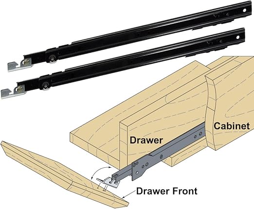 Woodworker S Supply Inc 937009 Hardware Drawer Slides Roller