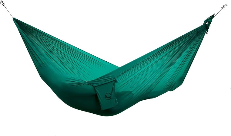 Ticket To The Moon Ultralight Fair Trade Handmade 228 G Lightest Hammock Forest Green For Travel Camping And Everyday Use 3 2 X 1 40 M Parachute Silk Set Up 1 Min Oeko Tex Ticket To The Moon Hängematte