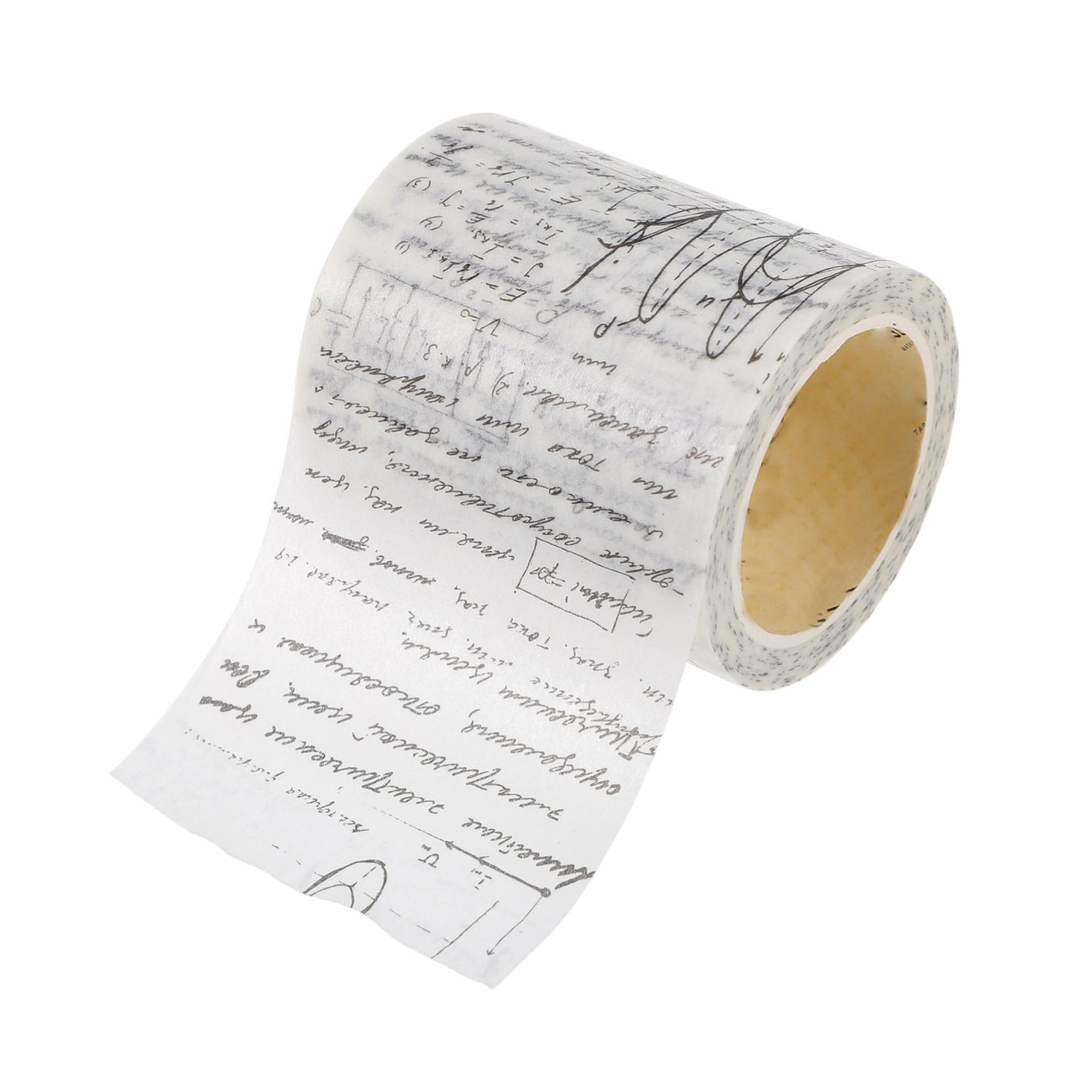 SUPVOX Vintage Washi Tape Decorative Wide Washi Masking Tape for DIY Scrapbooking Art Crafts 50mm