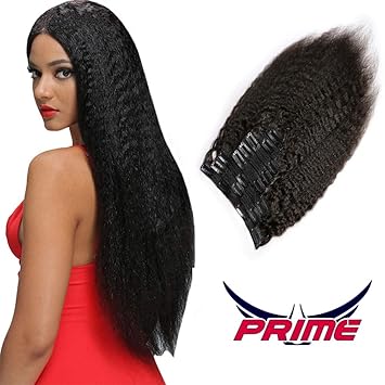 Oylove Hair Brazilian Remy Kinky Straight Clip In Hair 8a Grade