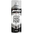 JENOLITE Appliance Enamel Paint | BLACK | 400ml (13.5 fl oz) | Black Spray Paint | Refresh & Restore Appliances | Ideal Touch-Up Paint for Refrigerators, Freezers, Washing Machines, Radiators