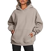 Trendy Queen Womens Oversized Hoodies Fleece Sweatshirts Fall Fashion Pullover Sweaters Winter Clothes