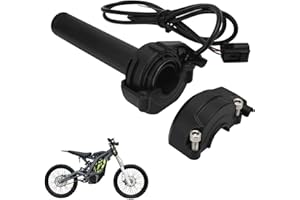 JFG RACING Dirt Bike Electric Throttle Sur Ron Twist Throttle Tube Nylon for SurRon S/X Electric Dirt Bike, Small, Black