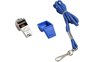 THE AMERICAN WHISTLE CORPORATION American Whistle Corporation American Classic Whistle - 126 db Solid Brass Whistle with Paracord Lanyards and Safe-T-Tip - Made in America