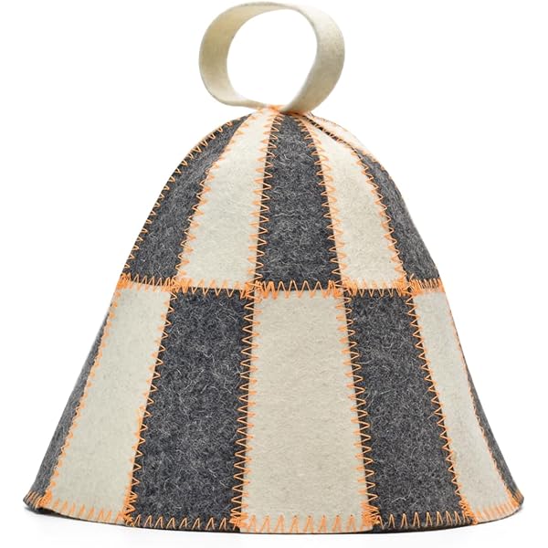 Bonnet De Sauna Réversible Femme - Taille Universelle, Feutre, Pour Hammam Et Sources Chaudes