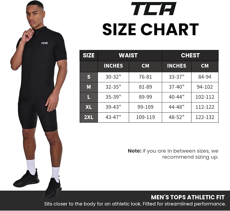 Radtrikot für Herren - Fahrradtrikot für Männer - Rennrad Trikot Herren mit Taschen - Fahrradtrikot - Fahrradbekleidung - Radsport-Bekleidung - Radtrikot Kurzarm - Schwarz, L