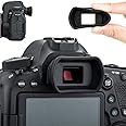 Soft Camera Eyecup Eyepiece Viewfinder Eyeshade for Canon EOS 6DM2 5DM2 6D 5D Mark II 90D 80D 77D 70D 60D 50D 4000D 2000D Rebel T100 T8i T7i T7 T6s T6i T6 T5i T5 T4i SL3 SL2 Replac Canon EB EF Eye Cup